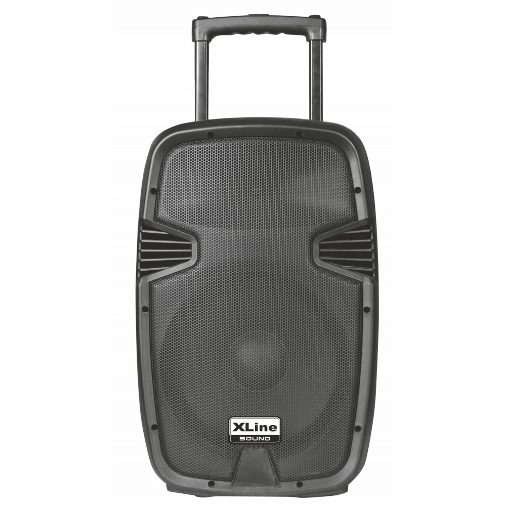 XLINE NPS-12A Акустическая система активная двухполосная с USB/SD/Bluetooth/FM, 50 Вт, с АКБ