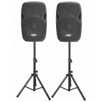 Акустический XLINE PRA-12 SET, комплект: активная АС 12" с USB/SD/Bluetooth/FM, пассивн. АС 12", 2 ст