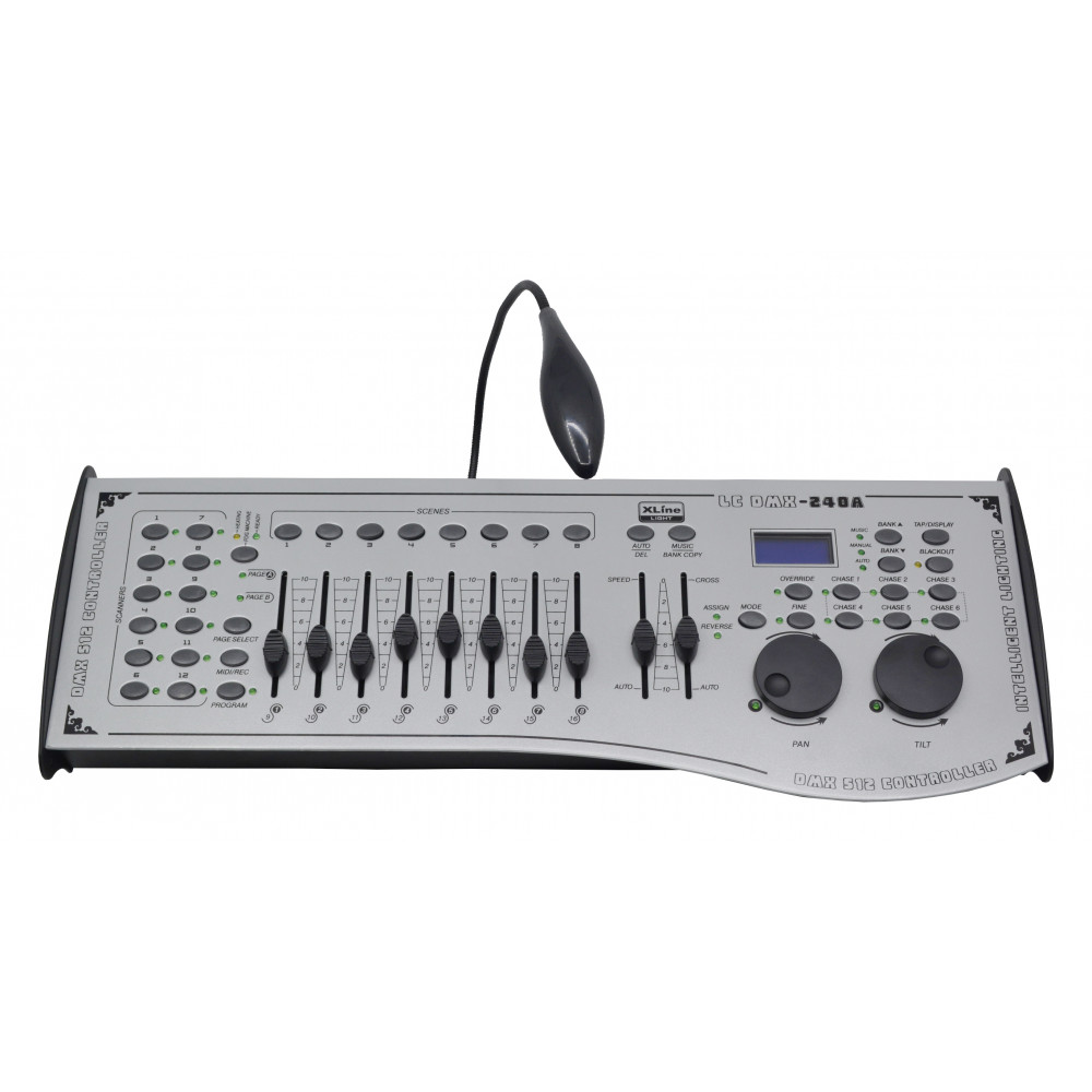XLINE Light LC DMX-240A Контроллер DMX, 192 канала, вход для дым-машины