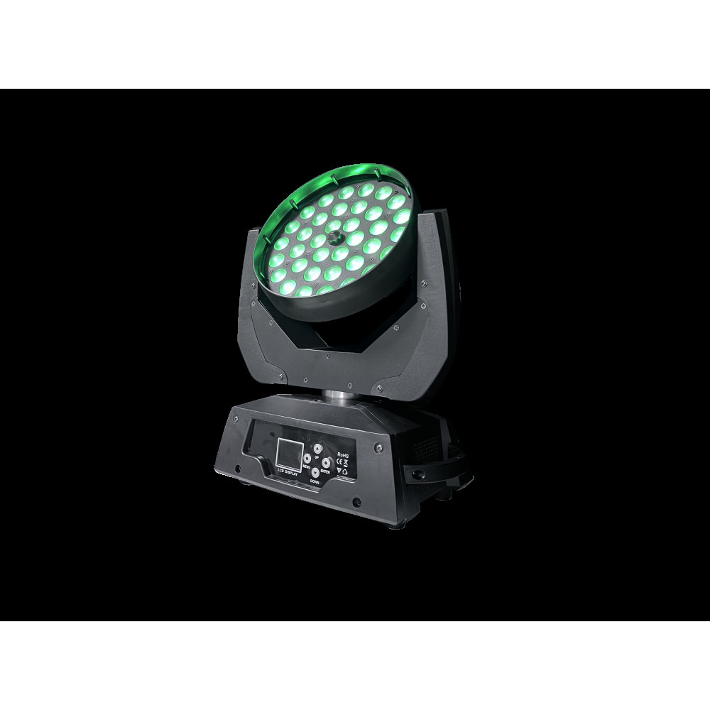 XLINE Light LED WASH 3618 Z Световой прибор полного вращения, 36x18 Вт RGBW светодиодов, zoom 12-58°