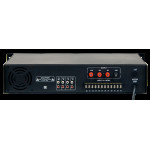 Радиоузел SVS Audiotechnik STA-180, 6 зон, 70/100 В (4, 8, 16 Ом), усилитель мощности 180 Вт