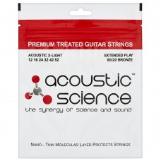 ACOUSTIC SCIENCE 12 16 24 32 42 52 BRONZE Набор 6 струн для гитары Акустик, опт 5 наб