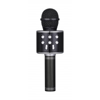 Беспроводной микрофон FunAudio G-800 Black, Поддержка файлов: MP3, WMA. Bluetooth V4.0 + EDR. 3W