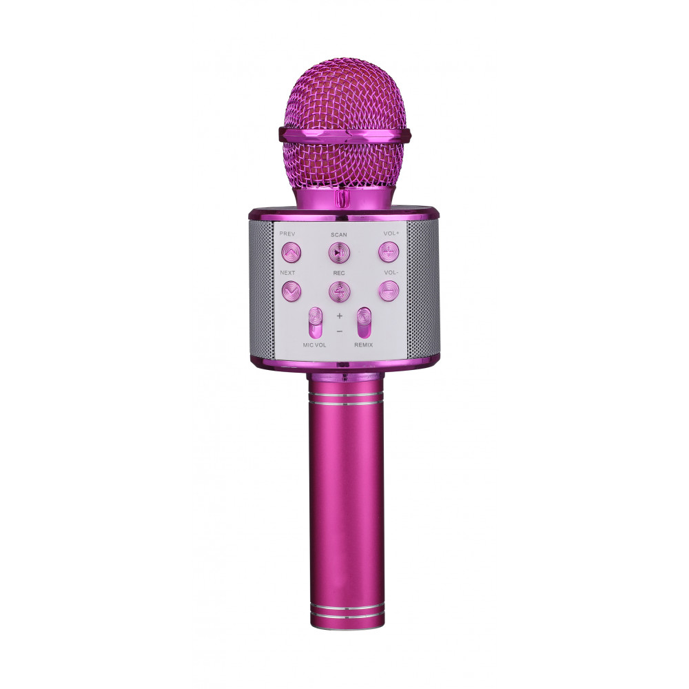 FunAudio G-800 Pink Беспроводной микрофон. Поддержка файлов: MP3, WMA. Bluetooth V4.0 + EDR. 3W