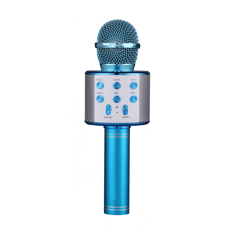 FunAudio G-800 Blue Беспроводной микрофон. Поддержка файлов: MP3, WMA. Bluetooth V4.0 + EDR. 3W
