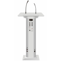 Мобильная трибуна со встроенным усилителем SVS Audiotechnik LR-100 White, мощностью 100 Вт