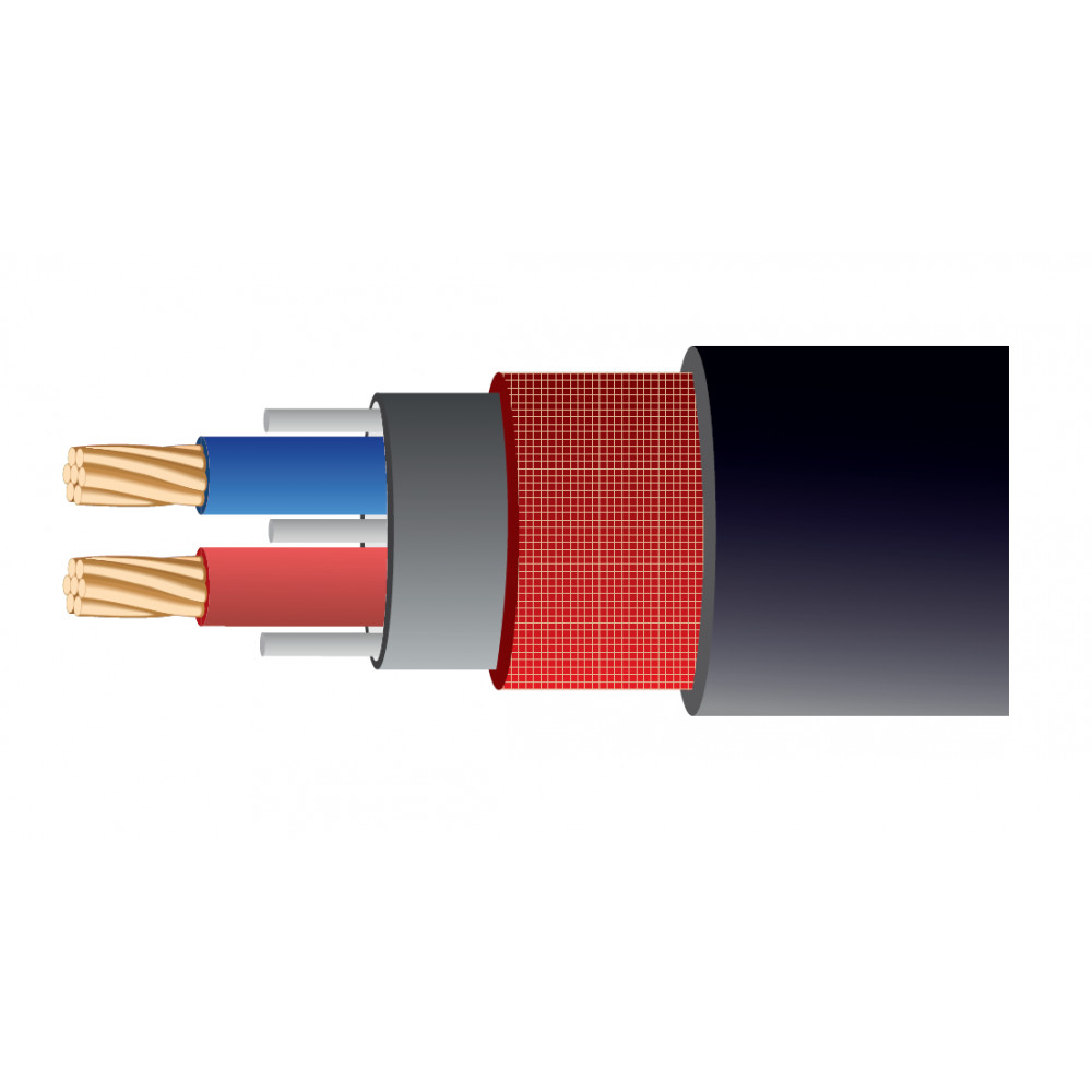 XLINE Cables RMIC 2x0,25 LH- Кабель микрофонный бездымный 2x0,25мм; Бухта 100м