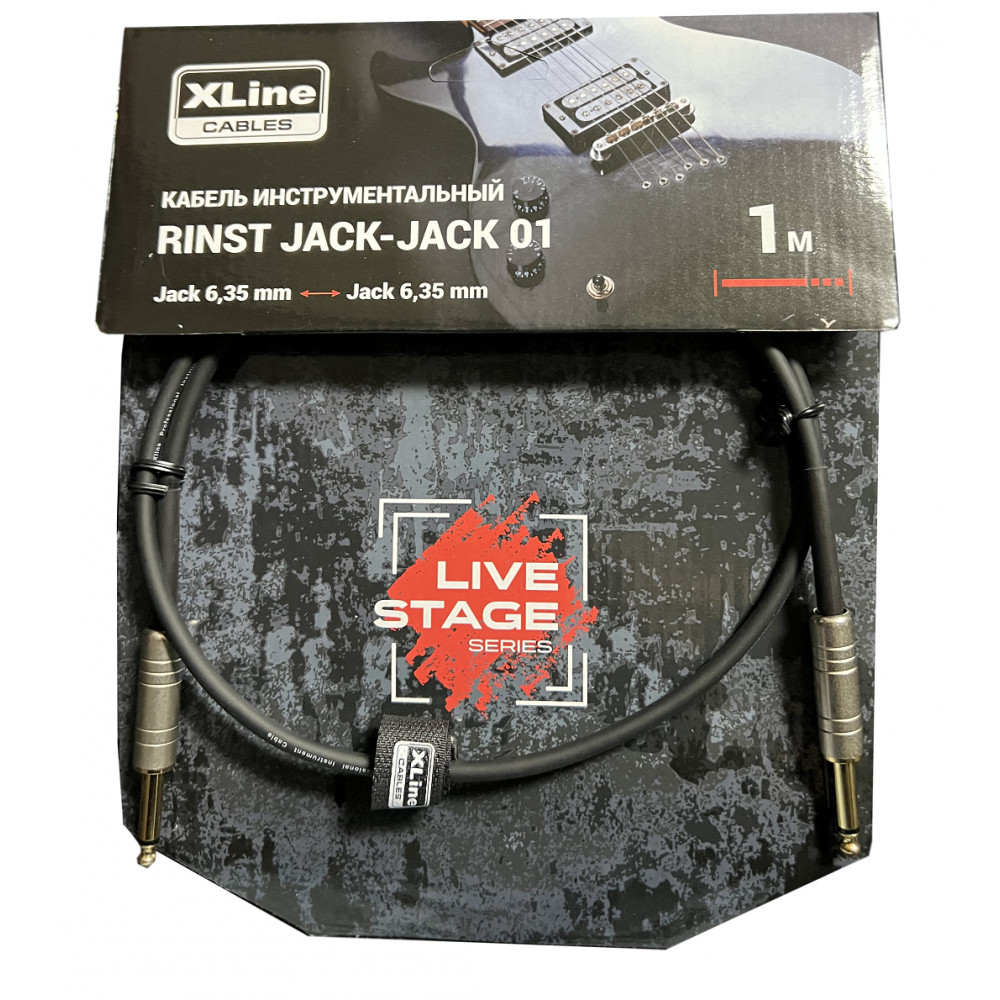 XLINE Cables RINST JACK-JACK 01 Кабель инструментальный 2xJack 6,35mm mono длина 1м