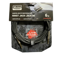 Кабель инструментальный XLINE Cables RINST JACK-JACK 06, 2xJack 6,35mm mono длина 6м