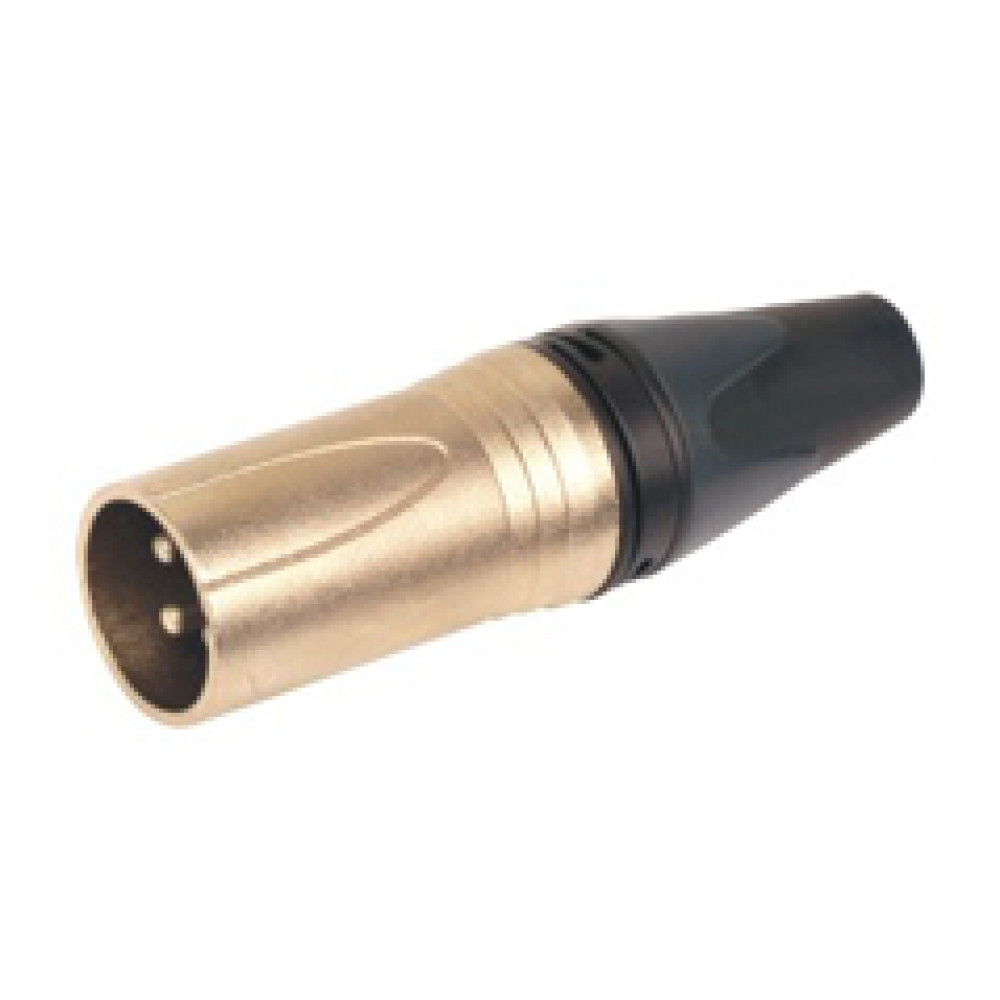 XLINE Cables RCON XLR3M 18 Разъем XLR ПАПА кабельный никель 3pin Цвет: хром