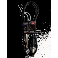 Кабель микрофонный XLINE Cables RMIC XLRF-JACK 01, XLR 3 pin female - JACL 6.3 mono длина 1м