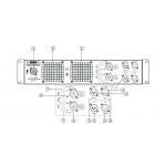 Усилитель мощности SVS Audiotechnik HQ-504 (8 Ом - 4х500 Вт, 4 Ом - 4х750 Вт, МОСТ 8 Ом - 2х1500 Вт