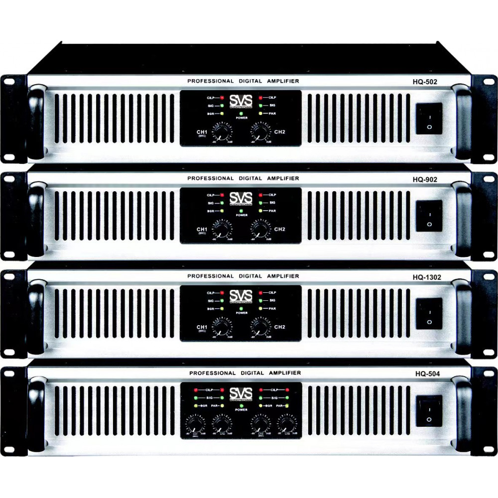 SVS Audiotechnik HQ-1302 Усилитель мощности. Мощность: 8 Ом - 2х1300 Вт, 4 Ом - 2х1950 Вт