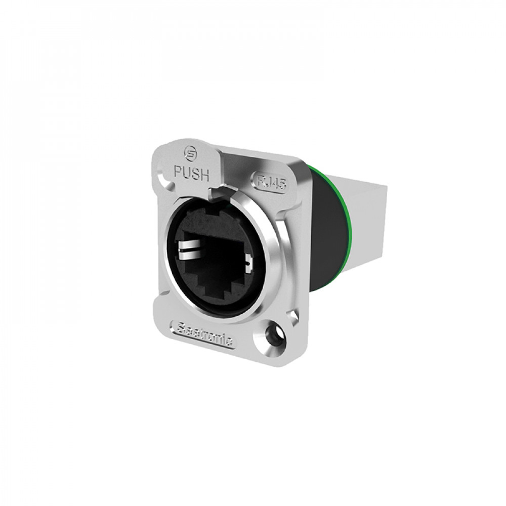 Seetronic SE8FDNH-13 Панельный разъём RJ45 тип D, ввод кабеля прямой.