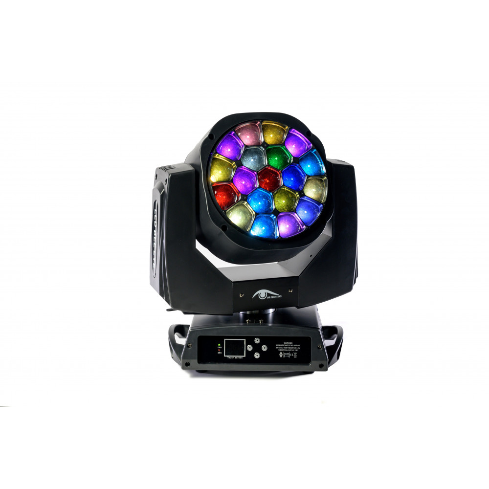 PSL Lighting WS-LED1915 Световой прибор полного вращения. Источник света: 19x15Вт. RGBW Зум: 10°-60°