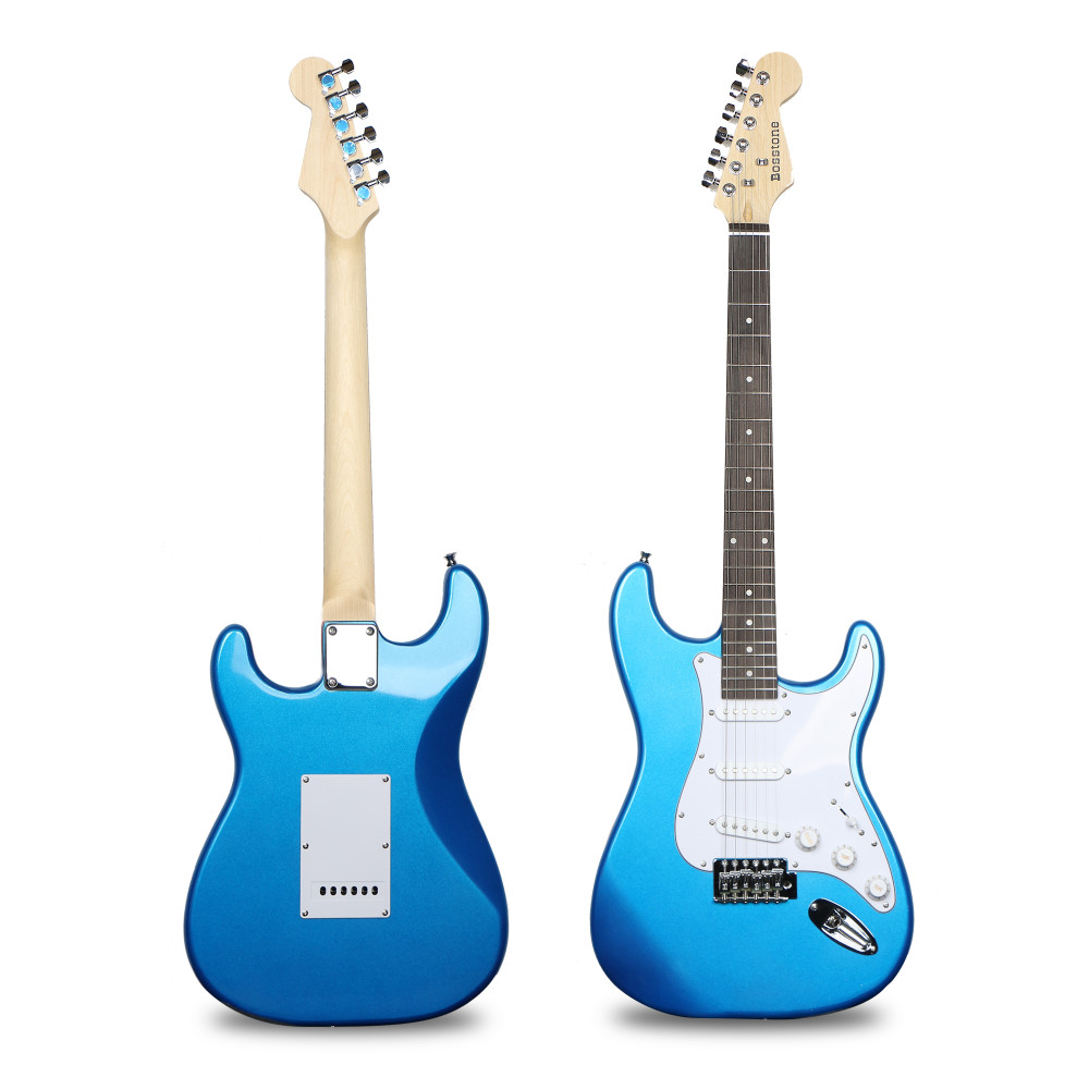Гитара электрическая Bosstone SG-03 BL+Bag, 6 струн; цвет синий