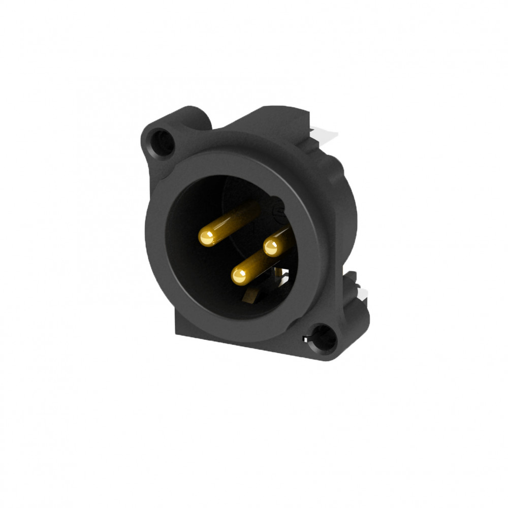 Seetronic SCBDM3-H Панельный разъем XLR, 3-х контактный <штекер/папа>