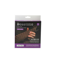 Вакуумная упаковка Струны для акустической гитары фосфор Bosstone AS FB11-52, бронза 0.011-0.052