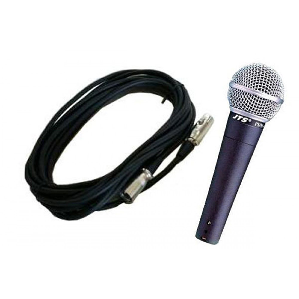 JTS PDM-3 Микрофон, динамический, 20-20000Гц, с кабелем XLR-XLR, 6 м