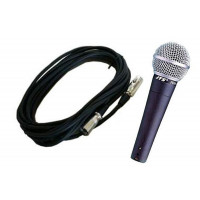 Микрофон JTS PDM-3, динамический, 20-20000Гц, с кабелем XLR-XLR, 6 м
