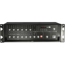 ABK PA-2812 Матричный микшер-усилитель, 70/100В, вход: 2 микрофонных, 1 AUX, цифровой AM/FM тюнер
