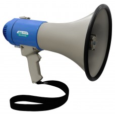 XLINE ER-55S мегафон 45/50Вт с сиреной, 8 батарей типа С (коробка 4 шт)