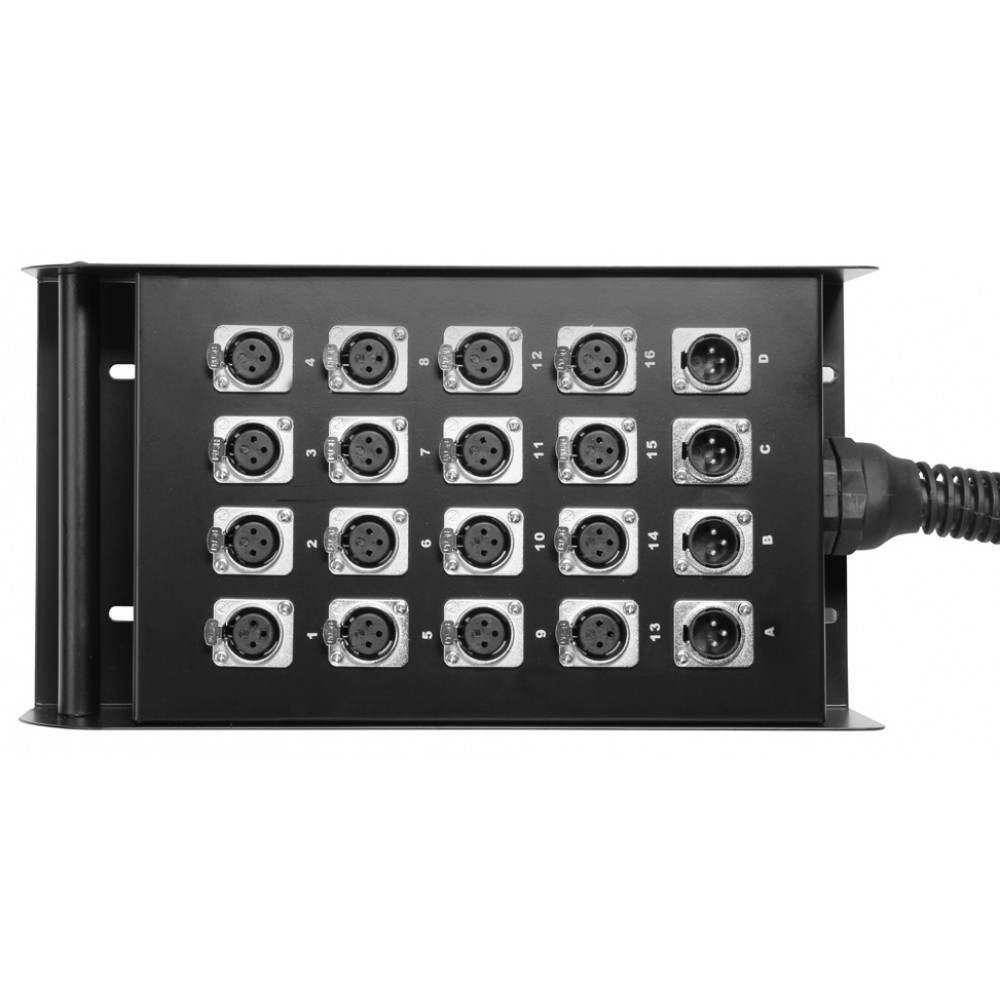 INLINE SBL724BOX Коммутационная панель, в комплекте с разъемами (32 XLR MALE, 8 XLR FEMALE)