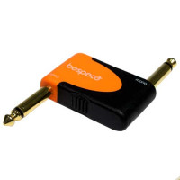 Переходник Bespeco SLAD160, 6.3mm mono jack M 90°/ 6.3mm mono jack M 90°