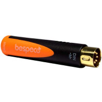Переходник Bespeco SLAD130, DIN5 M / 6.3mm stereo jack F