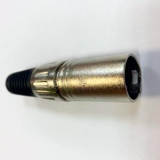 INLINE XLR-MS Разъем XLR-M, 3 пин, колпачок металлический, для кабеля D7 мм (SVP555S-M-3)