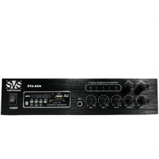 SVS Audiotechnik STA-60M Микшер-усилитель, питание 100 В (4, 8, 16 Ом), усилитель мощности 60 Вт, ча