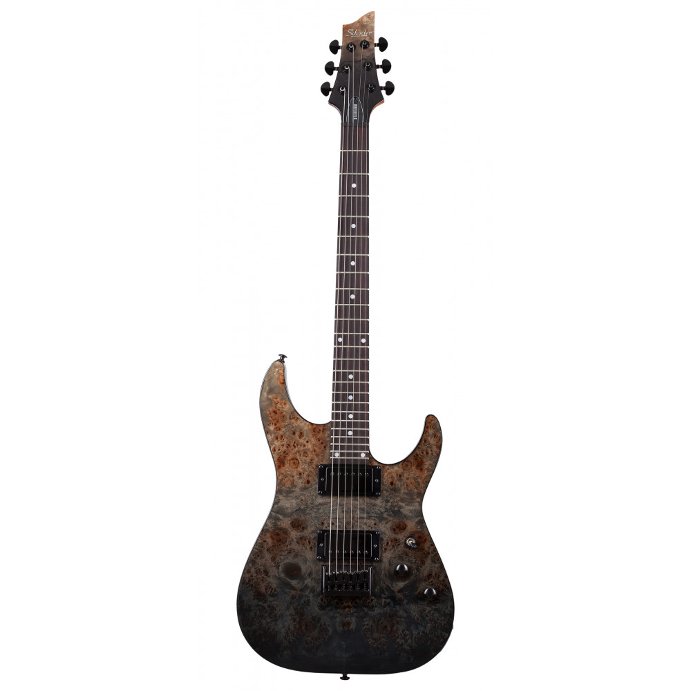 Schecter C-1 STANDARD BFBB Гитара электрическая, 6 струн цвет Black Fade Burst Burl