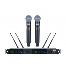 XLINE MD-262A-D(NEW) Радиосистема двухканальная c двумя ручными передатчиками