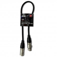XLINE Cables RMIC XLRM-XLRF 005 Кабель микрофонный  XLR 3 pin male - XLR 3 pin female длина 0,5м