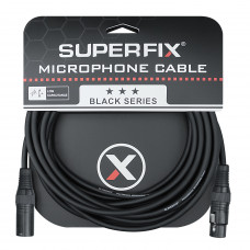 SuperFix XMC3101BB-9 Кабель микрофонный с разъемами XLR3M-XLR3F длина 9м