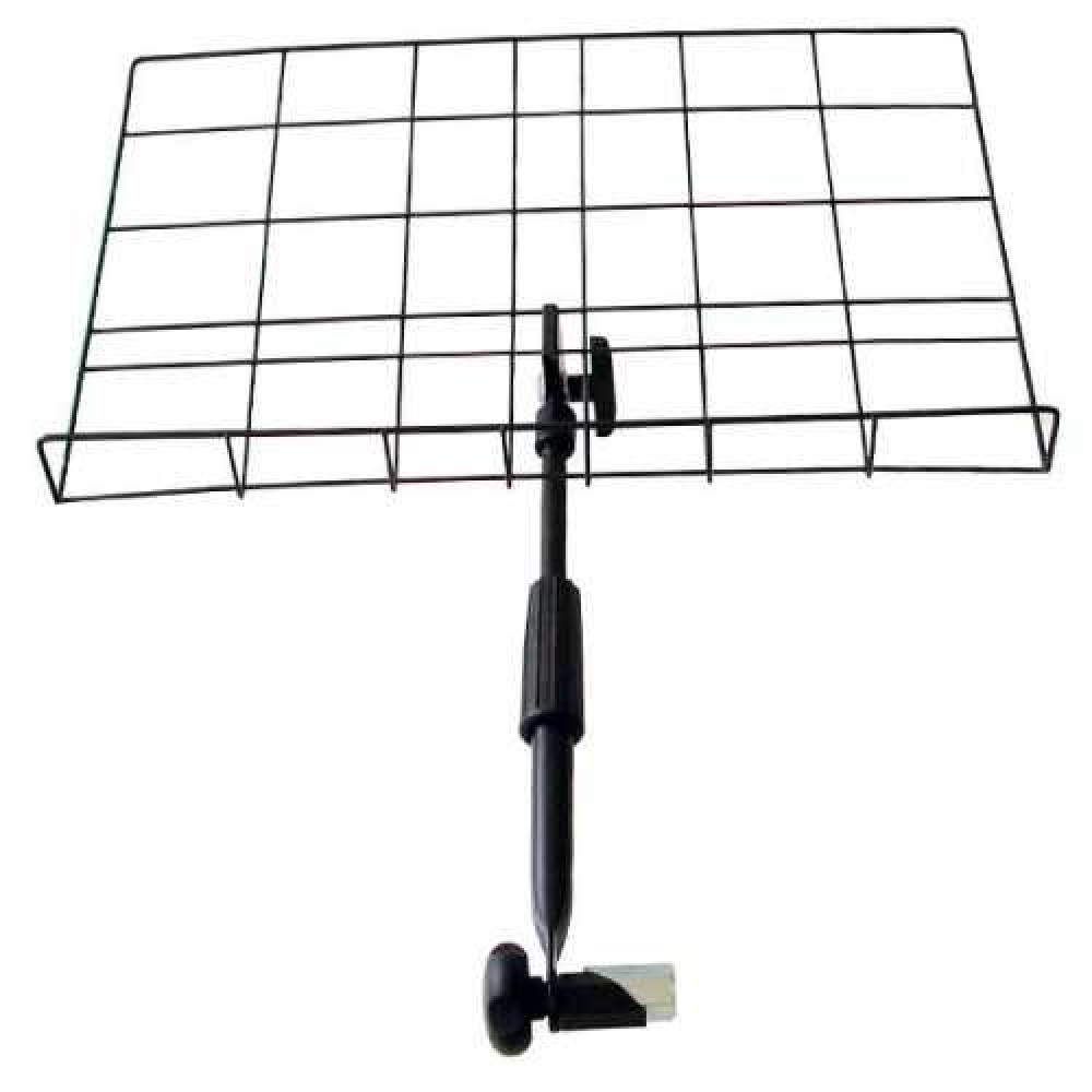 BESPECO CLAMPTV Пюпитр для крепления к клавишной стойке. Clamp system. Цвет - чёрный.