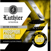 Комплект струн для акустической гитары Luthier LU-9P, фосфорная бронза, 9-46