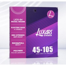 LX10-B4 Комплект струн для бас-гитары, никелированные, 45-105, Smiger