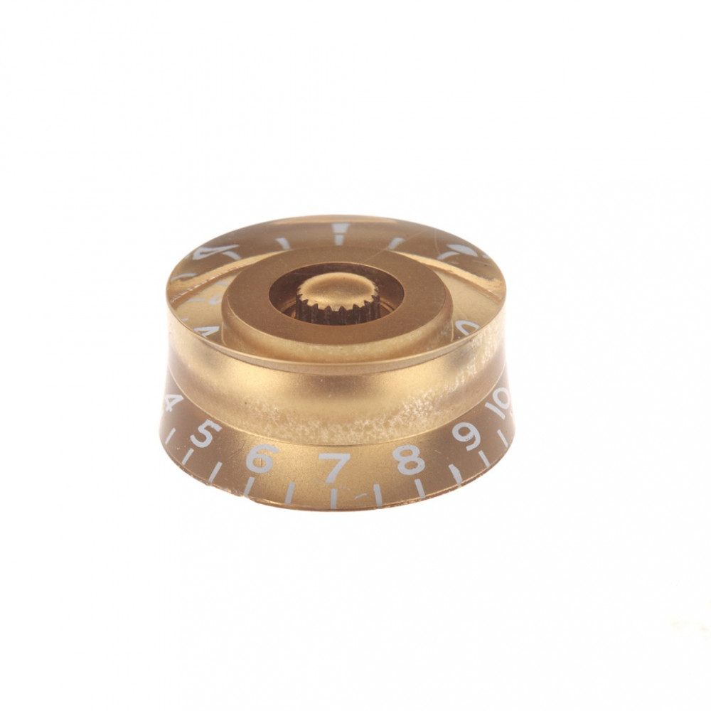 M145-4 Ручка потенциометра LP Style, метрическая, золото (4шт в комплекте), Musiclily