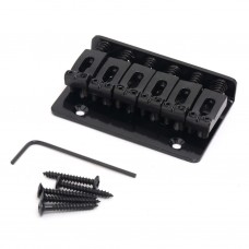 M207BK Фиксированный бридж для электрогитары, черный, Musiclily