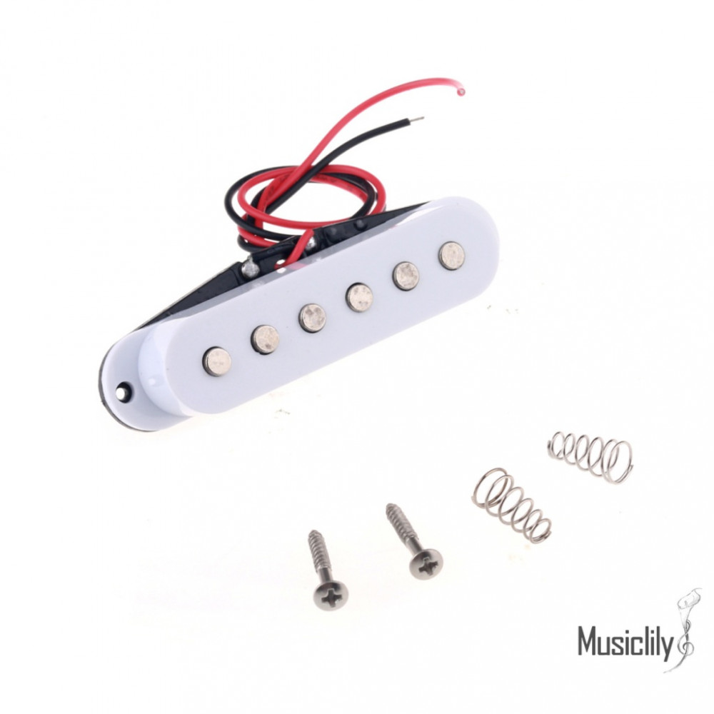 M269 Звукосниматель сингл Strat, средний(middle), белый, Musiclily