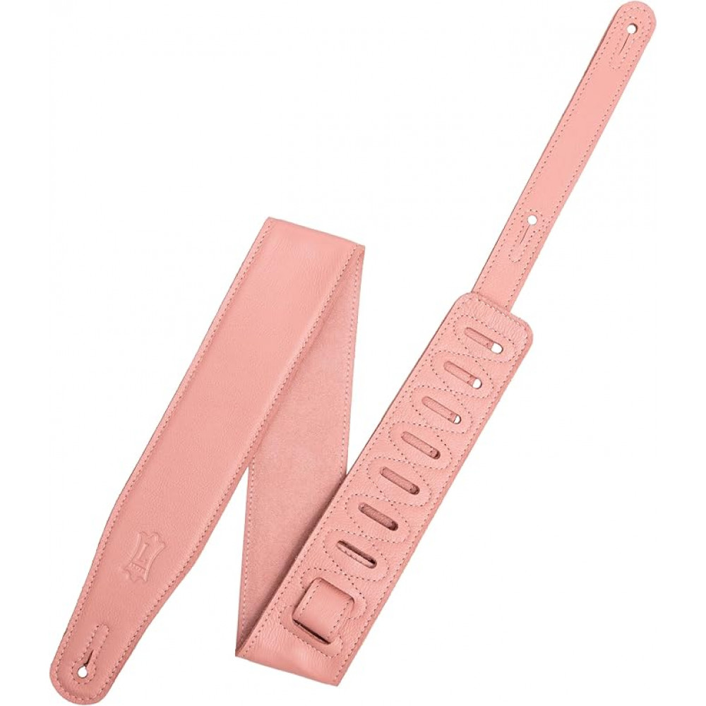 M26GFP-SLM Pastel Leather Series Ремень для гитары, кожаный, лосось, Levy's