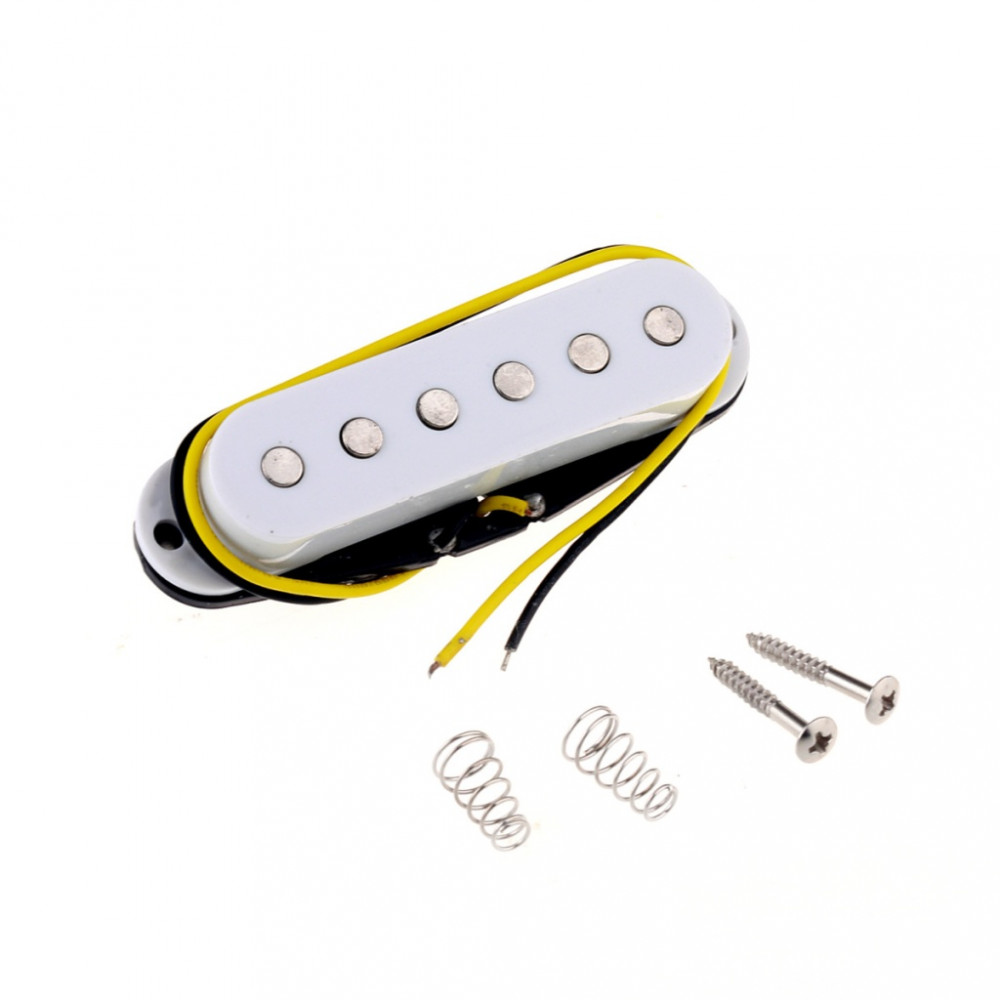 M270 Звукосниматель сингл Strat, бридж(bridge), белый, Musiclily