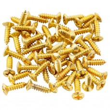 M530-50 Саморез 3х12мм, золото, 50шт, Musiclily