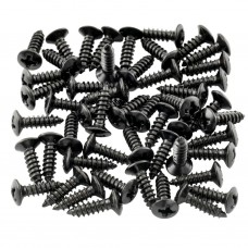 M557-50 Саморез 3х12мм, черный, 50шт, Musiclily