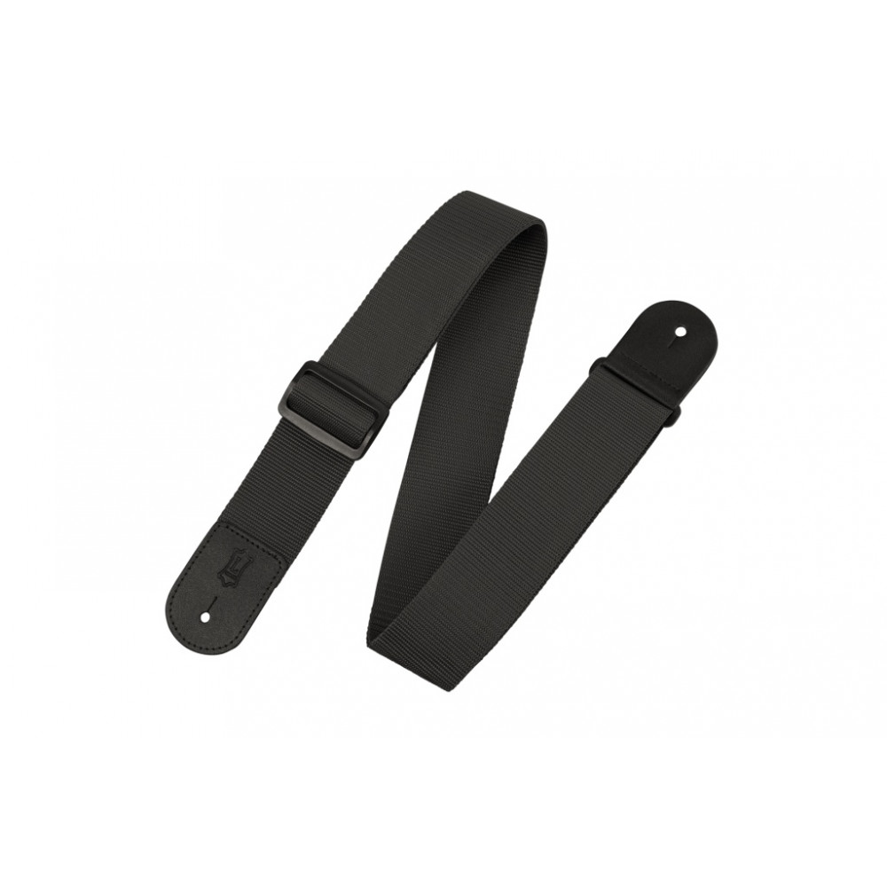 M8POLY-BLK Classics Series Ремень для гитары, полипропилен, черный, Levy's