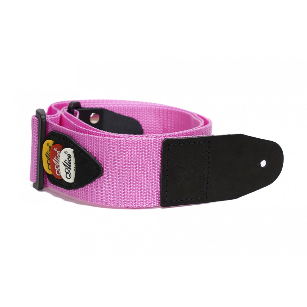 MB5030-095 Ремень для гитары, нейлоновый, розовый, Mamba straps