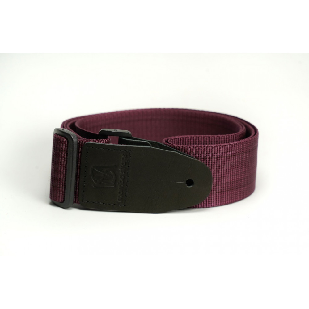 MB5031-011 Ремень для гитары, нейлоновый, бордо, Mamba straps