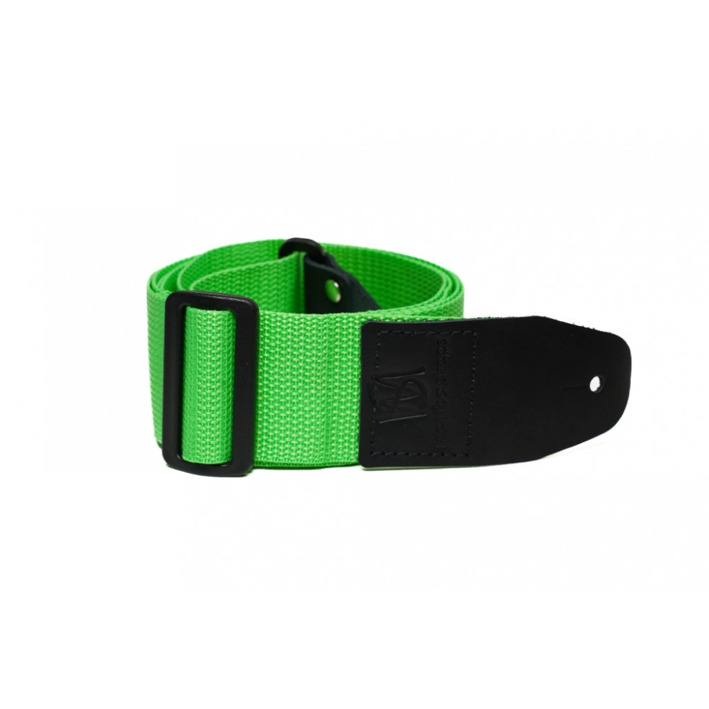 MB5050-130 Ремень для гитары, нейлоновый, салатовый, Mamba straps
