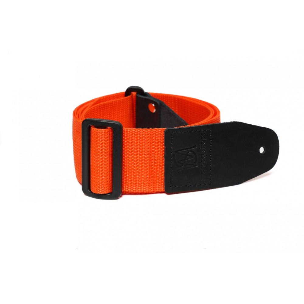 MB5050-134 Ремень для гитары, нейлоновый, морковный, Mamba straps